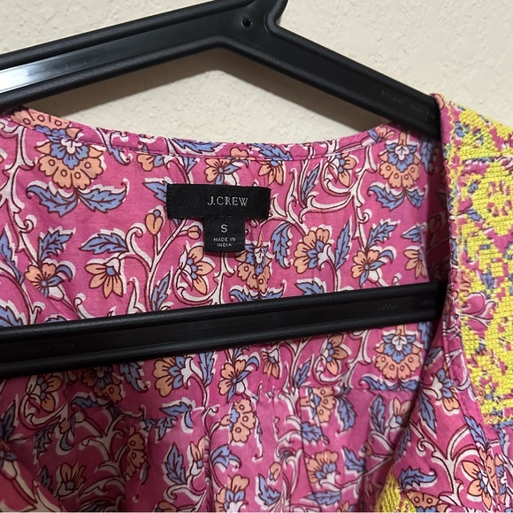 J. Crew embroidered cotton voile top in pink size S - Picture 5 of 6